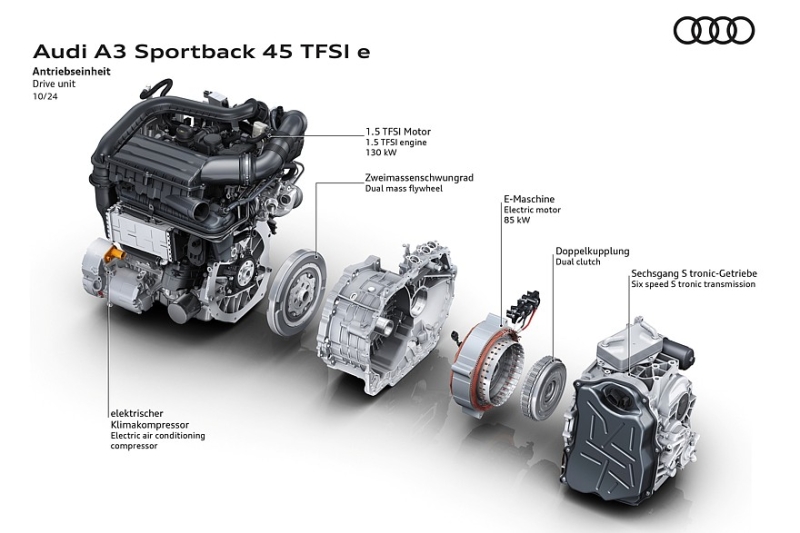 Обновлённый Audi A3: теперь и plug-in гибрид с запасом хода на электротяге до 143 км