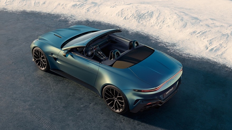 Aston Martin рассекретил родстер Vantage: техника, как у купе, а прибавка в весе – всего 60 кг