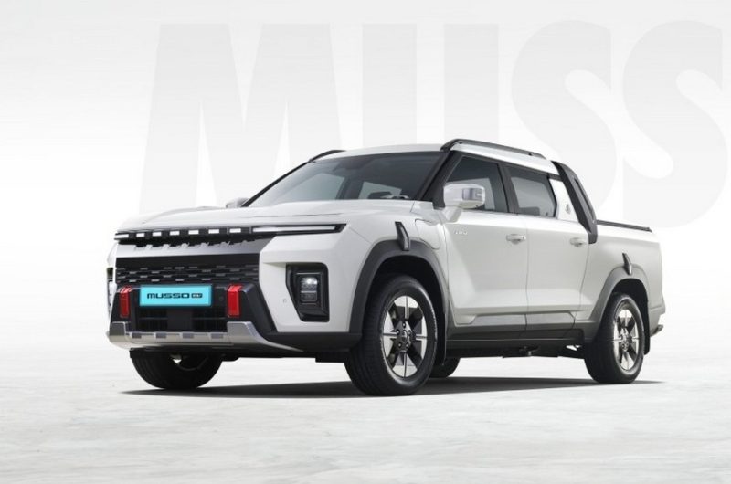 Пикап KGM Musso EV от бывшего SsangYong предложен с полным приводом