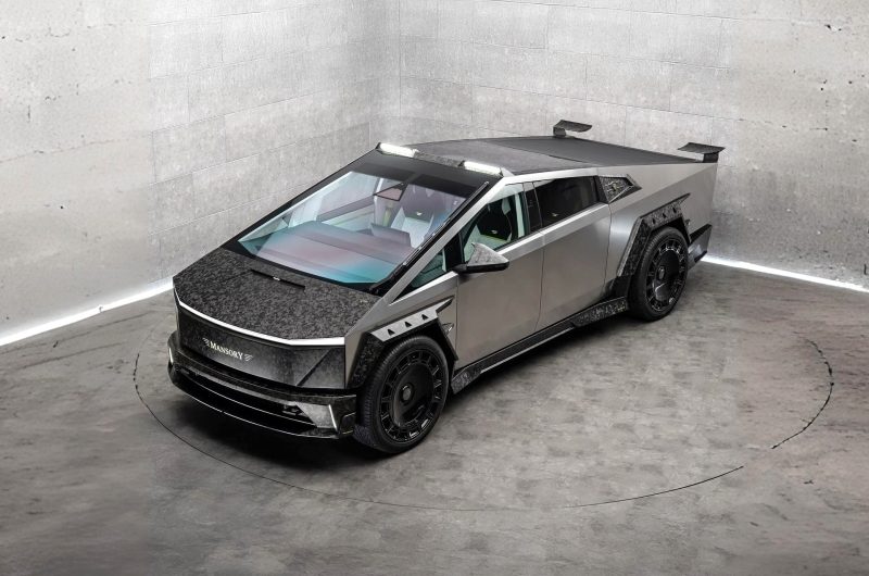 Страшный и ещё страшнее: ателье Mansory наконец-то добралось до Tesla Cybertruck