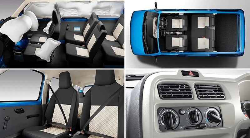 Древний и очень дешёвый Maruti Suzuki Eeco получил шесть подушек безопасности