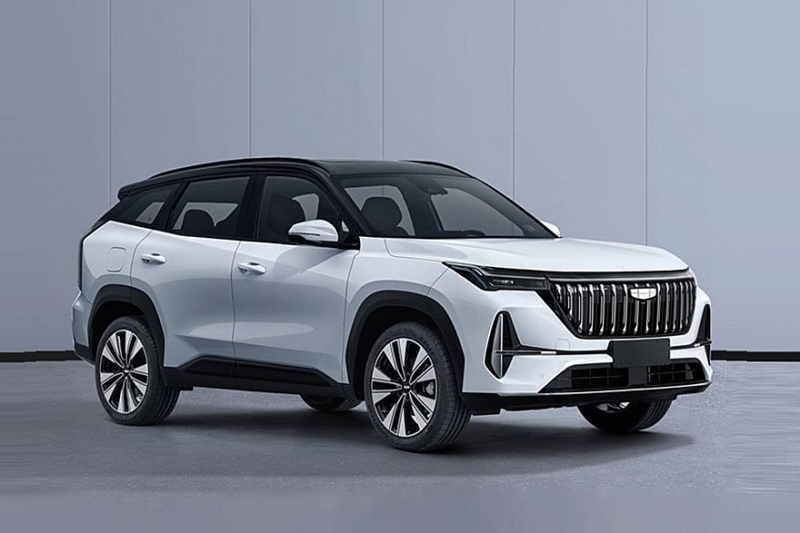 Geely Atlas с другим дизайном показали на официальных фото, он объявлен новым поколением