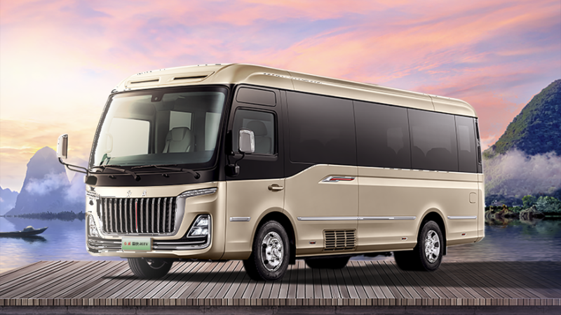 Hongqi представил гибридный автобус Guoyue REEV, цены известны
