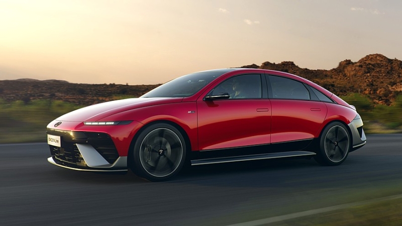 Hyundai Ioniq 6 стал похож на акулу после рестайлинга, анонсирована спортивная версия N