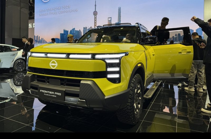 Nissan рассекретил пикап Frontier Pro с plug-in гибридной установкой