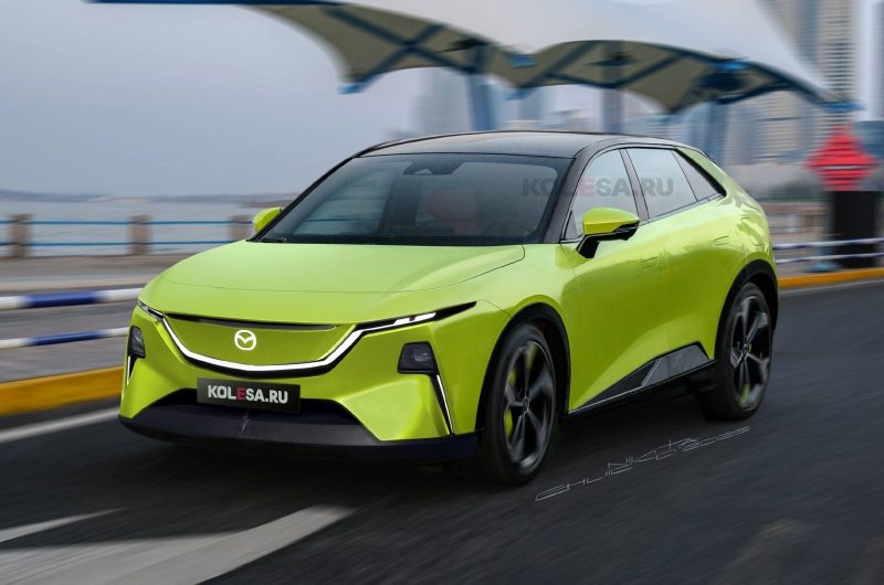 Новый кроссовер Mazda CX-6e: первые изображения