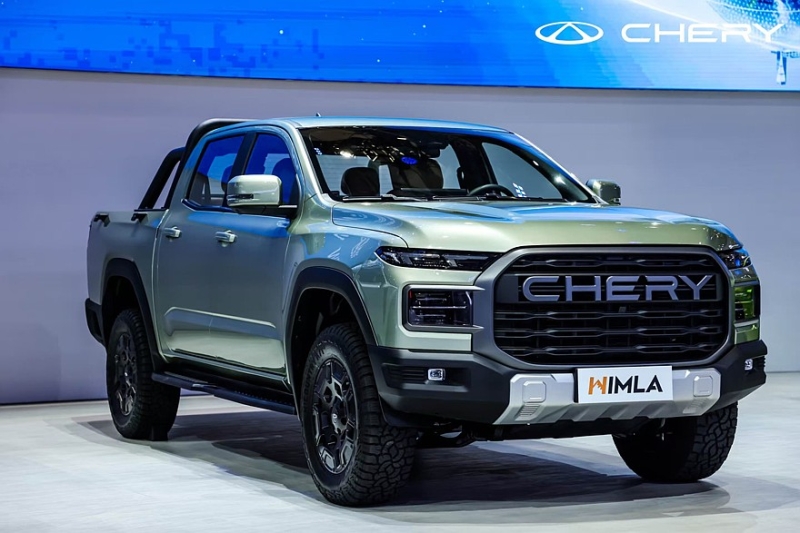 Новый пикап Chery готов побороться за клиентов с Toyota Hilux