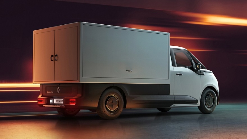 Renault рассекретила новые фургоны Goelette, Estafette и Trafic с маневренностью как у Clio