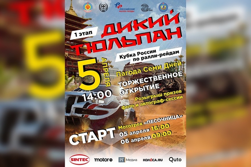 В Калмыкии стартует Кубок России по ралли-рейдам «Дикий Тюльпан»