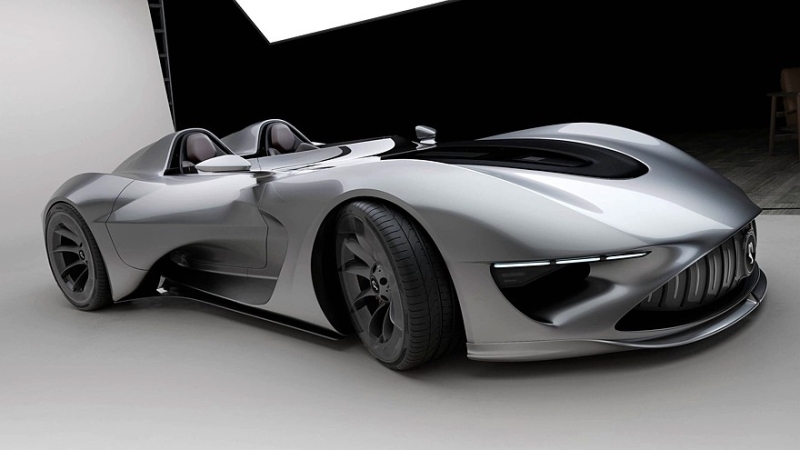 Engler Mosslr: посвящённый Стирлингу Моссу суперкар с тремя двигателями на выбор