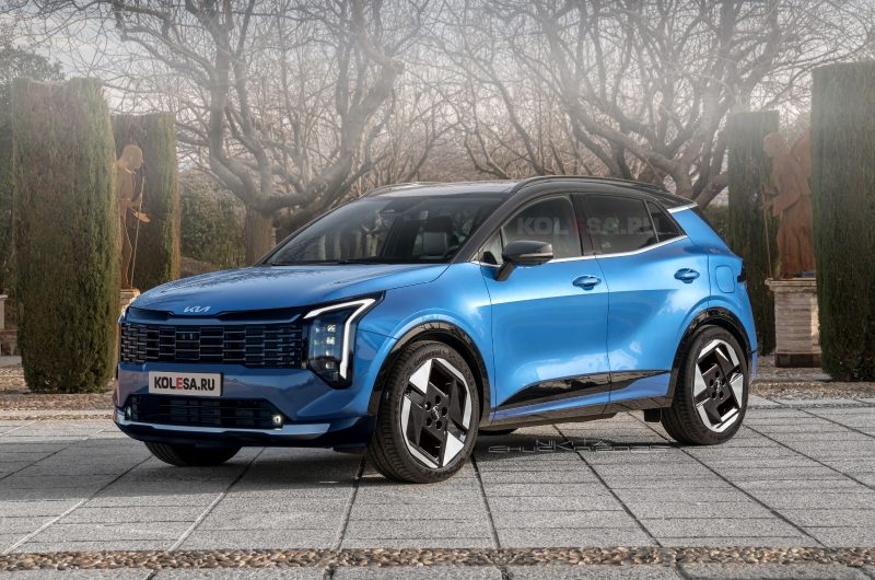Обновлённый короткий Kia Sportage: первые изображения