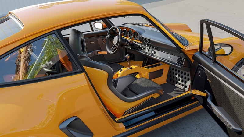 Очередной крутой Porsche 911 от Singer: широкий кузов, четыре фары и атмосферные 426 л.с.