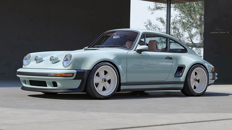 Очередной крутой Porsche 911 от Singer: широкий кузов, четыре фары и атмосферные 426 л.с.