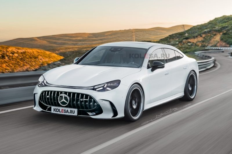 Седан Mercedes-AMG GT: новые изображения