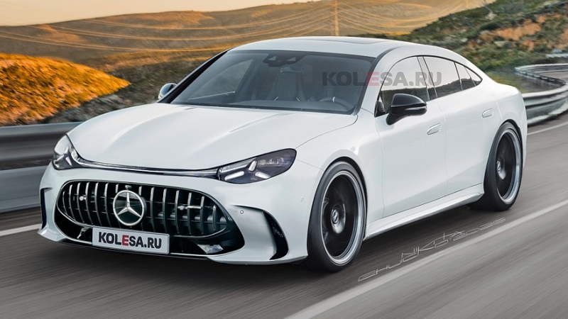 Седан Mercedes-AMG GT: новые изображения
