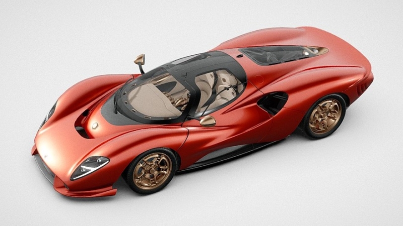 Серийный De Tomaso P72: завораживающие формы, мощный V8 и никаких экранов в салоне