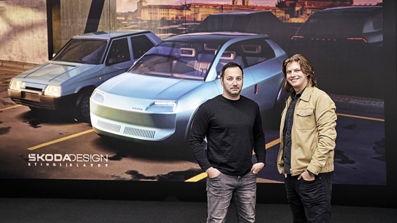 Skoda показала, каким может быть новый Favorit: кроссовер с угловатыми формами