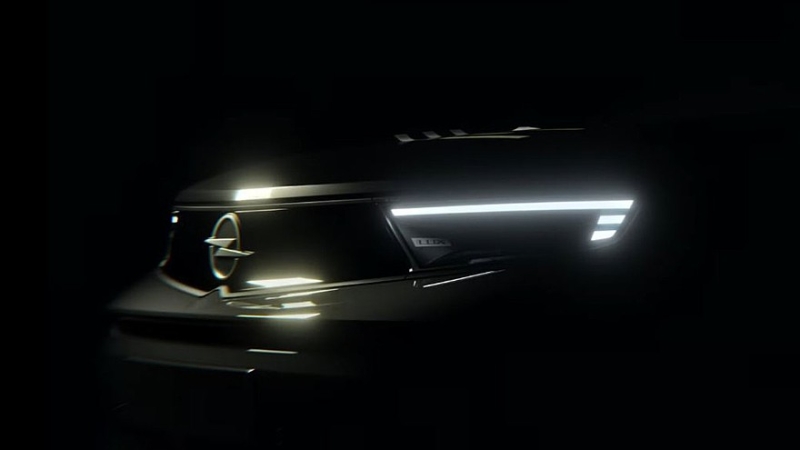 «Заряженный» кроссовер Opel Mokka GSE показался на первых тизерах