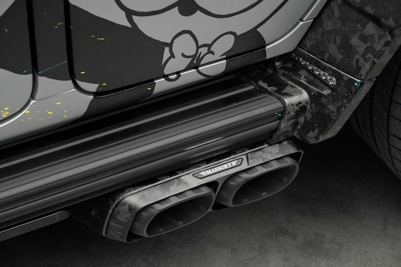 Брызги, усы и доллары: Mansory опять «порезала» G-класс и раскрасила его в стиле поп-арт