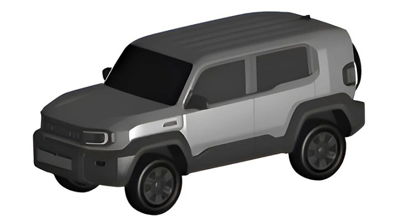 Внешность нового внедорожника Toyota Land Cruiser FJ раскрыта на патентном изображении