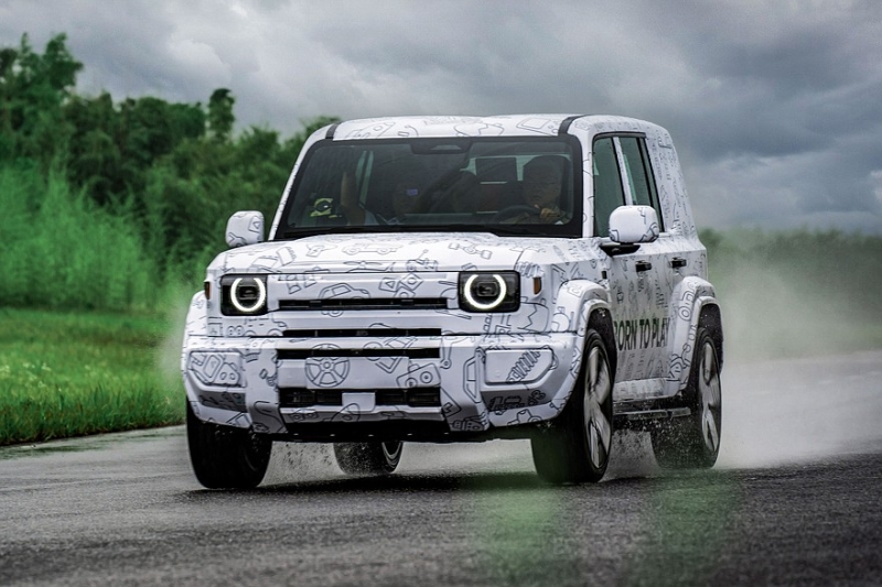 Брутальный iCAUR V27 от Chery, который появится в России: новые официальные фото