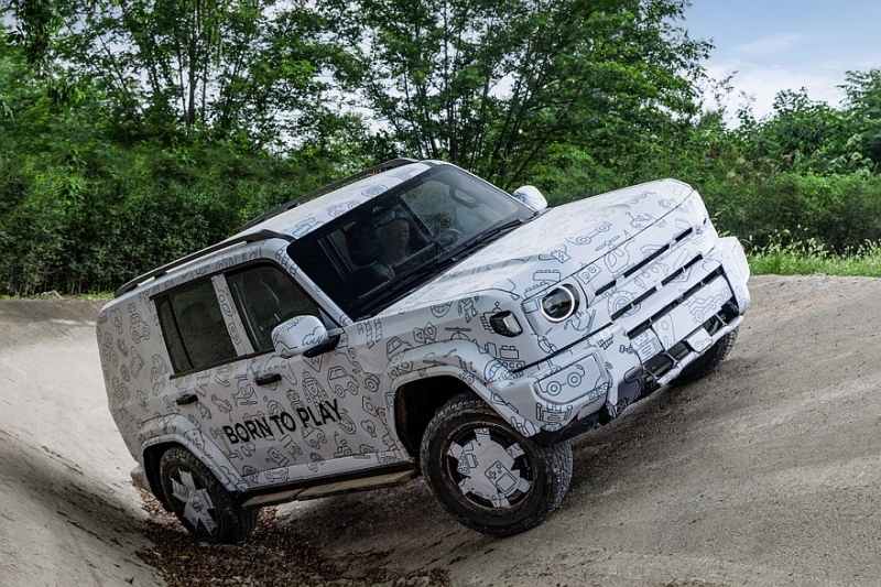 Брутальный iCAUR V27 от Chery, который появится в России: новые официальные фото