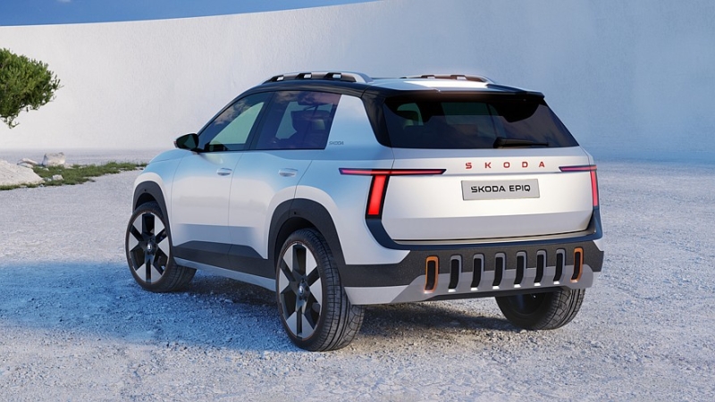 Новый компактный кроссовер Skoda Epiq проехался на камеру