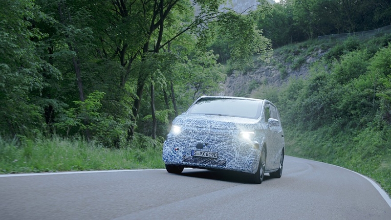 Новый минивэн Mercedes-Benz VLE готовится прийти на смену EQV