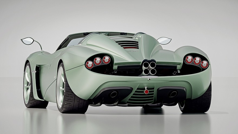 Pagani Huayra Codalunga Speedster: длинный хвост, съёмная крыша и 7-ступенчатая МКП