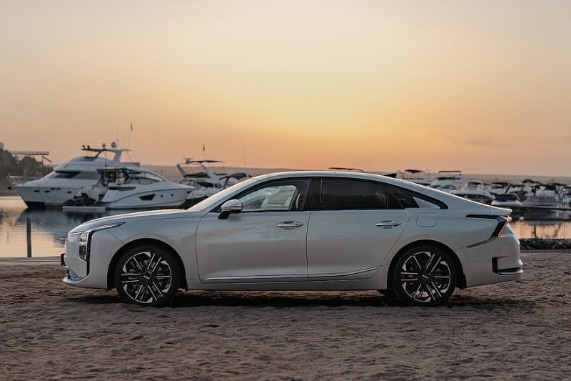 Рестайлинговый седан Kia K8 добрался до Казахстана с полным приводом