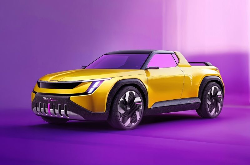 Новый Skoda Felicia Fun: прогулочный пикап с салоном в стиле ретрофутуризма