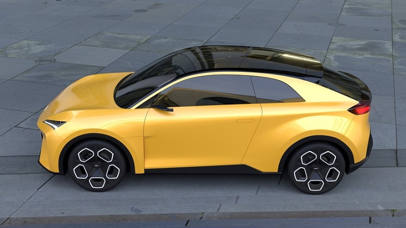 Для портфолио: студия Italdesign показа кросс-купе EVX Project на платформе Volkswagen
