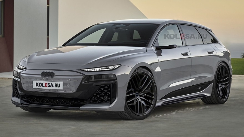 Новый Audi RS6 Avant e-tron: первые изображения