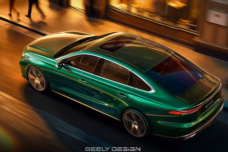 Седан Geely Emgrand нового поколения показался на полноценных фирменных фото