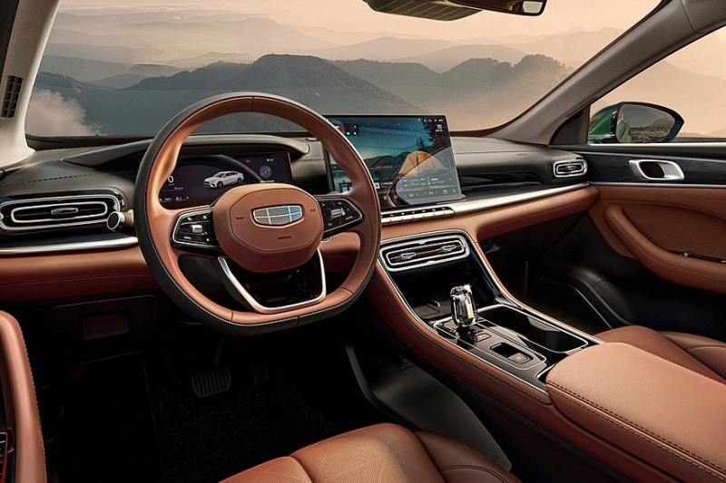 Geely Emgrand нового поколения показали на свежих официальных фото