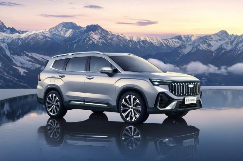 Geely полностью раскрыла дизайн обновлённого кроссовера Okavango