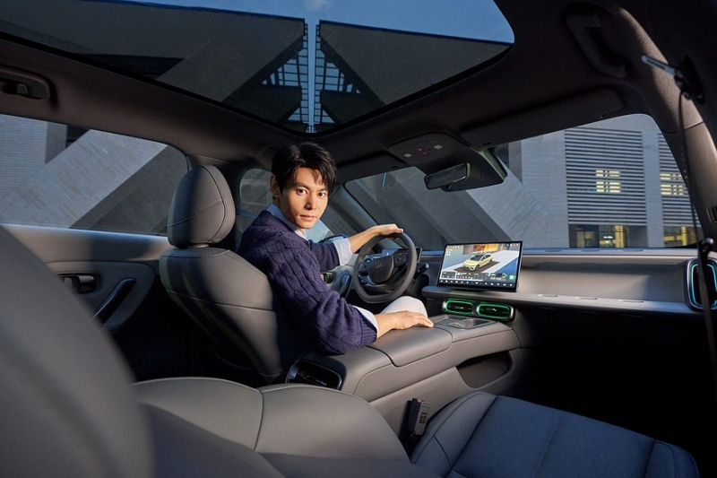 Хэтчбек Leapmotor Lafa 5, он же B05 для Европы: показан интерьер