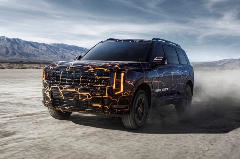 Kia Telluride второго поколения показался на новых официальных фото