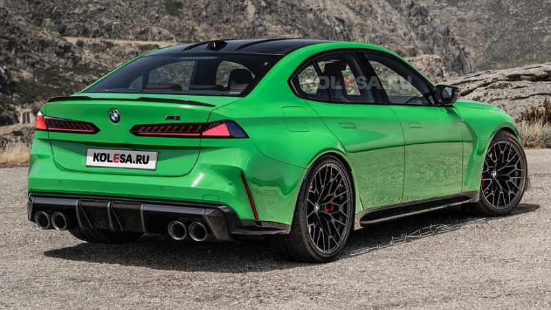 Новая бензиновая BMW M3 (G84): первые изображения