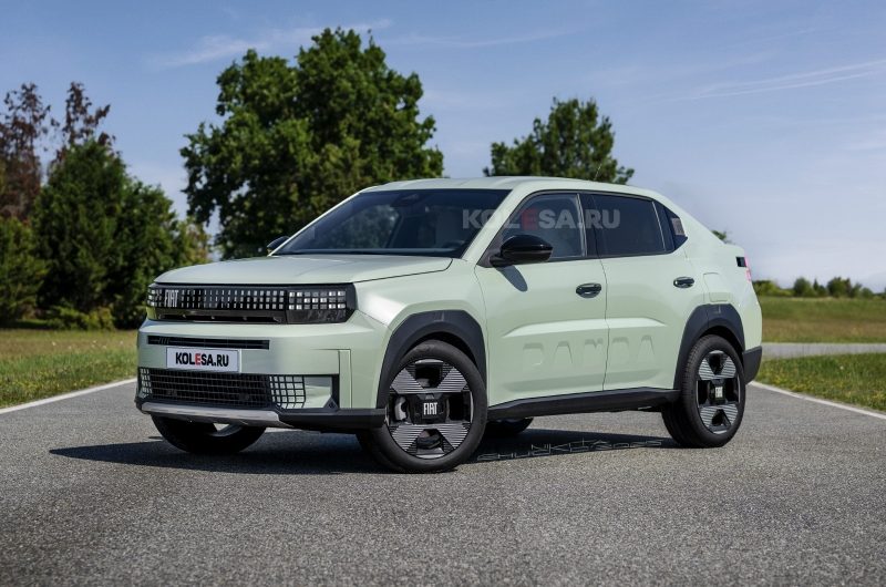 Новый купеобразный кроссовер Fiat Panda Fastback: первые изображения