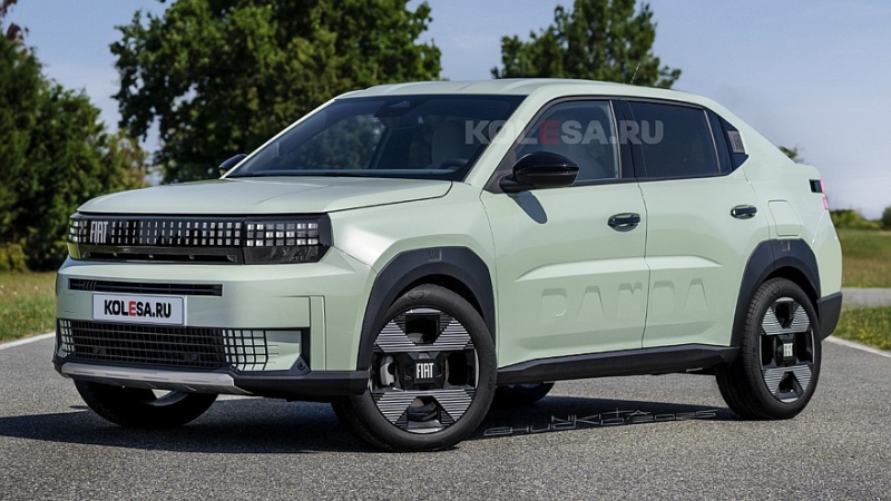 Новый купеобразный кроссовер Fiat Panda Fastback: первые изображения