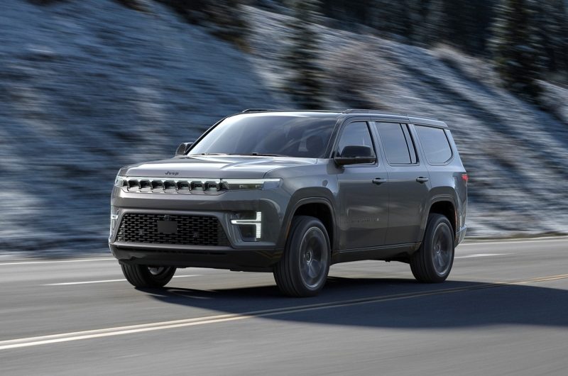 Обновлённый Jeep Grand Wagoneer: без хрома, без V8, но с мощной гибридной версией