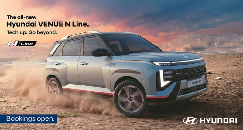 Рассекречен новый «оспортивленный» кроссовер Hyundai Venue N Line