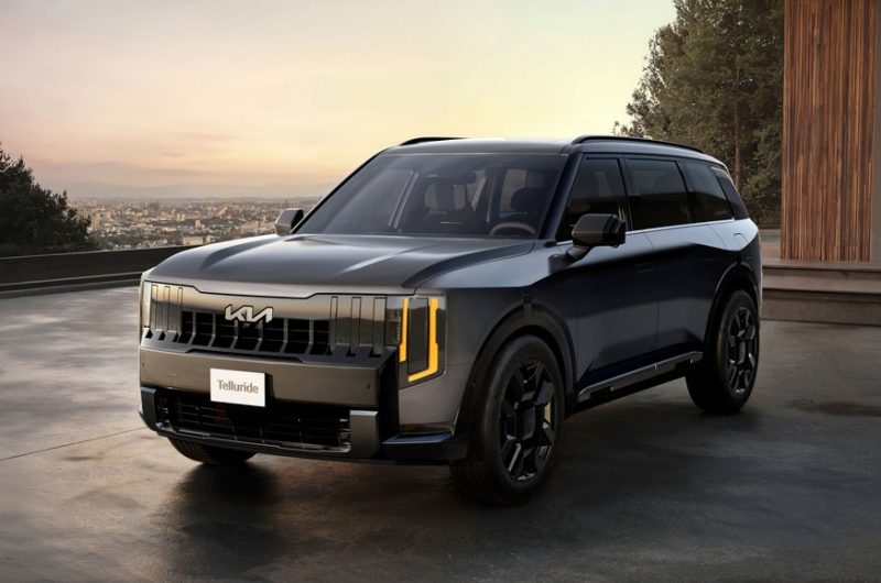 Большой кроссовер Kia Telluride нового поколения: дизайн полностью раскрыт