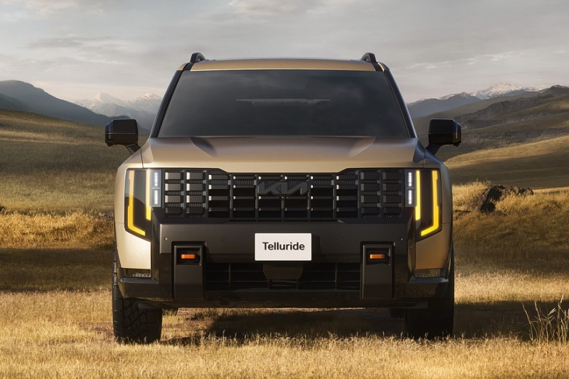 Большой кроссовер Kia Telluride нового поколения: дизайн полностью раскрыт