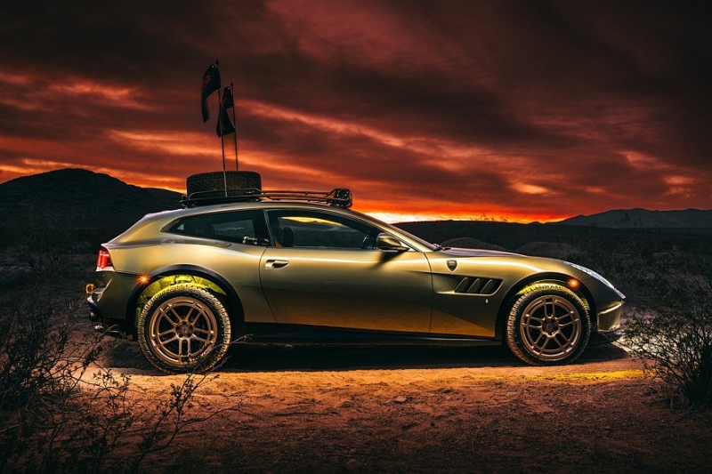 GlasWerks DMV Elevato: кроссовер-рестомод на базе шутинг-брейка Ferrari GTC4Lusso
