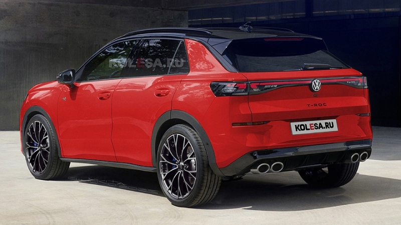 Новый Volkswagen T-Roc R: первые изображения