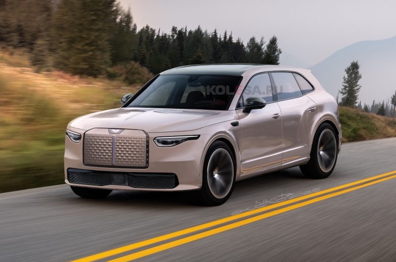 Новый электрический кроссовер Bentley: первые изображения