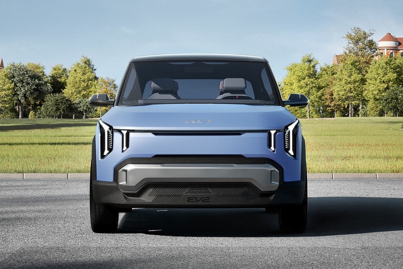 Относительно доступный кроссовер Kia EV2: официальные фото серийной версии и дата премьеры