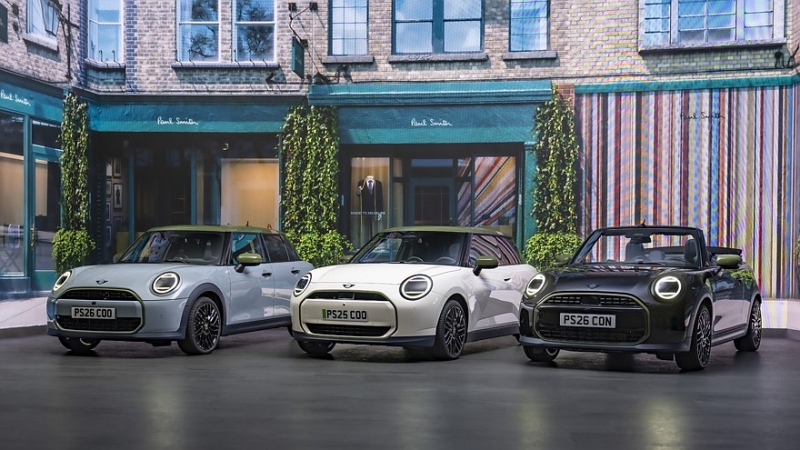 Модная спецверсия Mini Cooper Paul Smith Edition выходит на рынок